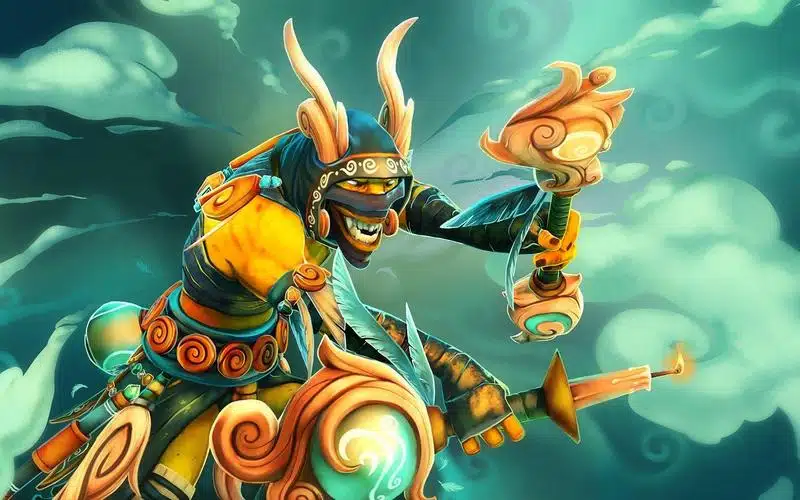 DOTA2火焰英雄插画
